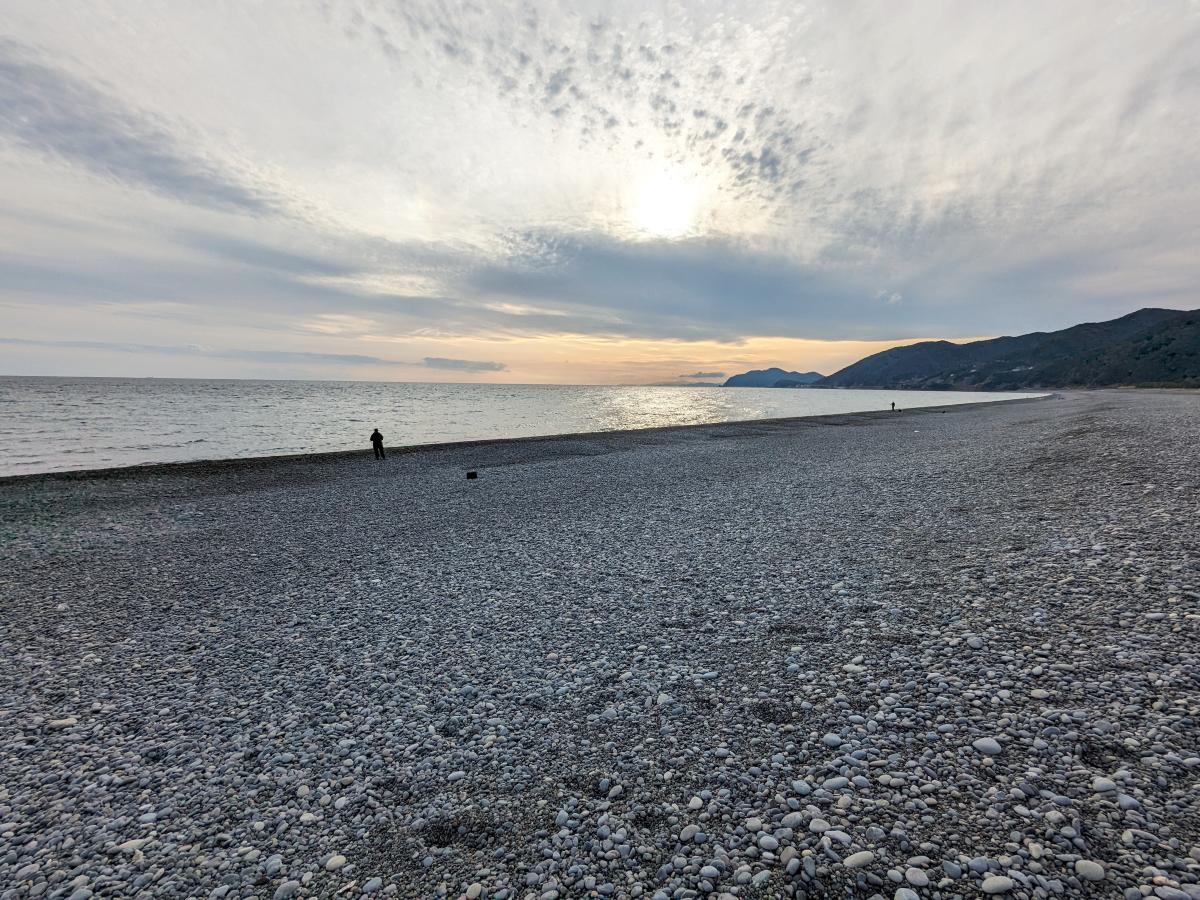 煙樹海岸キャンプ場の煙樹ヶ浜