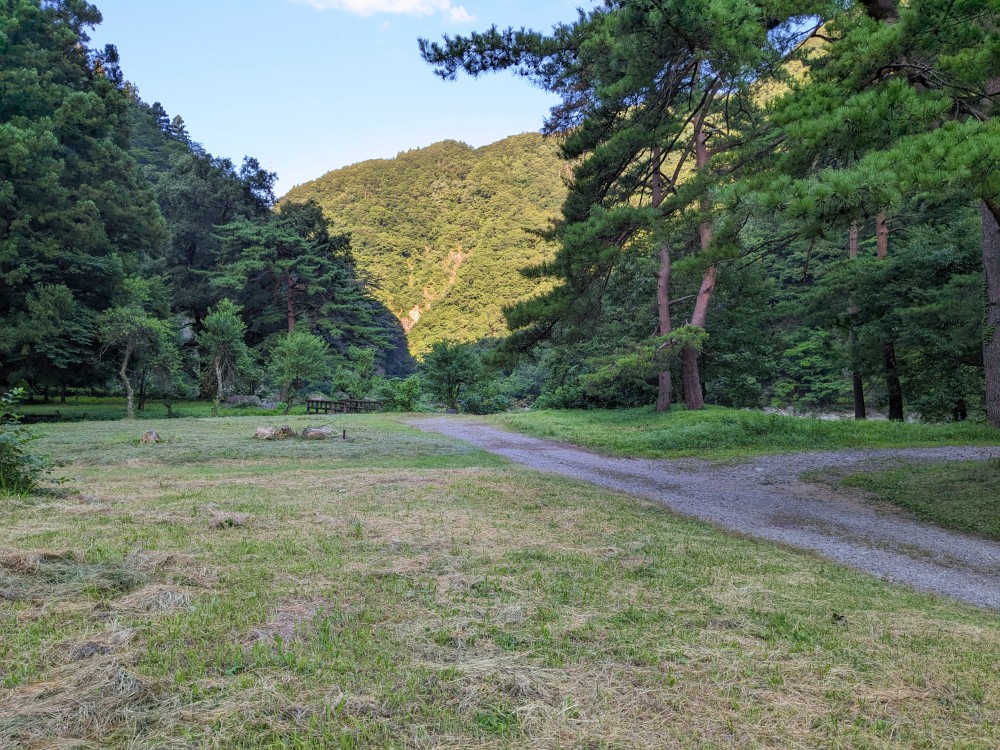 勝原園地のバーベキュー広場