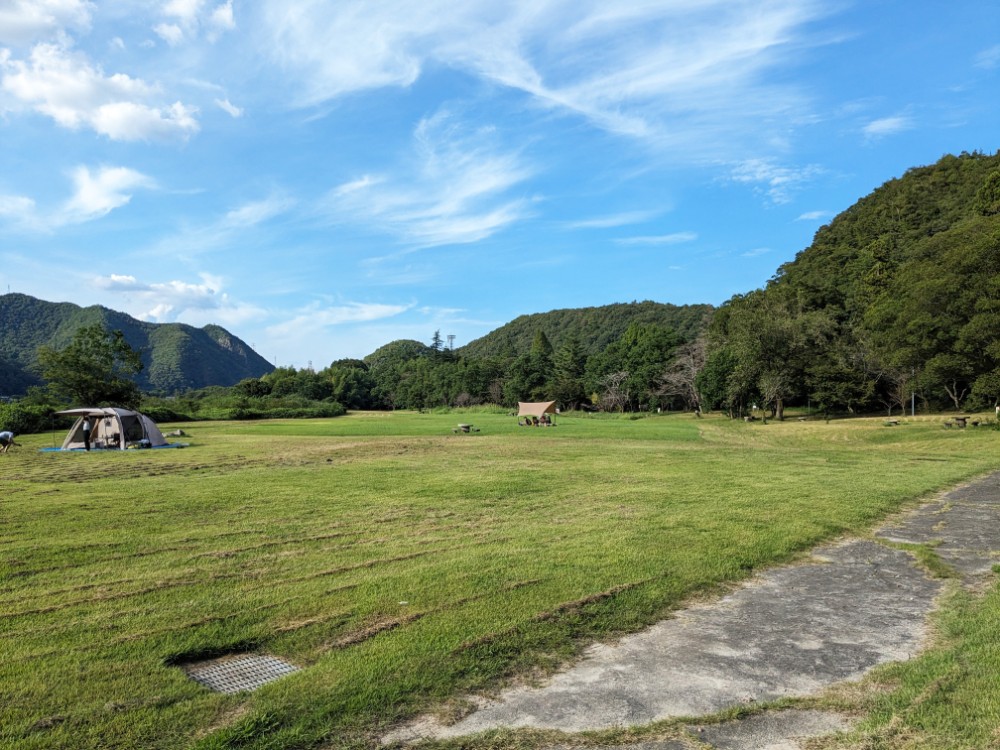 桃太郎公園キャンプ場(栗栖園地)(愛知県犬山市)のフリーサイト