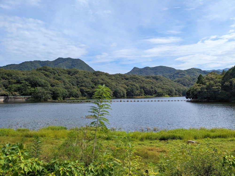 大内ダム公園から見えるダム