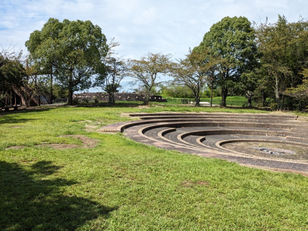 大麻山キャンプ場(香川県善通寺市)のファイアーサークル