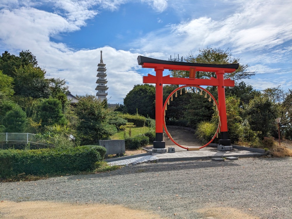 朝日山森林公園の伊勢朝日山本宮