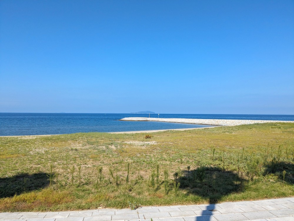 一の宮公園から見た海の景観