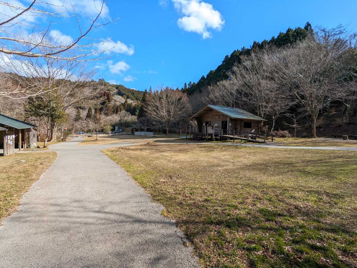 甫喜ヶ峰森林公園キャンプ場(高知県香美市)のフリーサイト(第一キャンプ場)