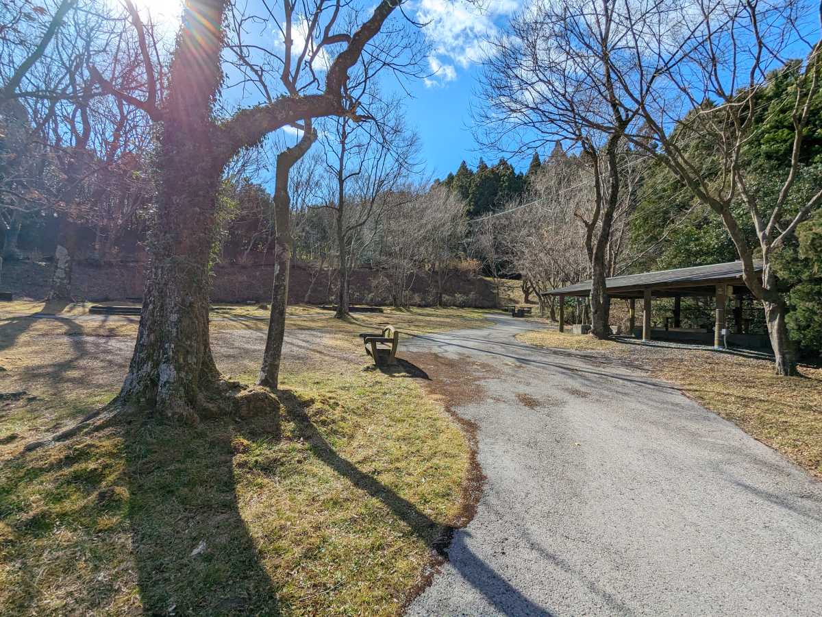 甫喜ヶ峰森林公園キャンプ場の第一キャンプ場の炊事場