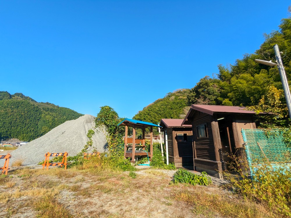 茂野島キャンプ適地のトイレ