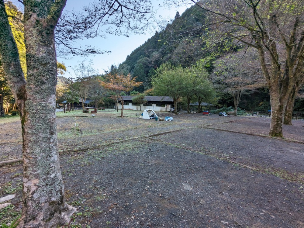 清水森林公園 黒川キャンプ場の第1キャンプ場