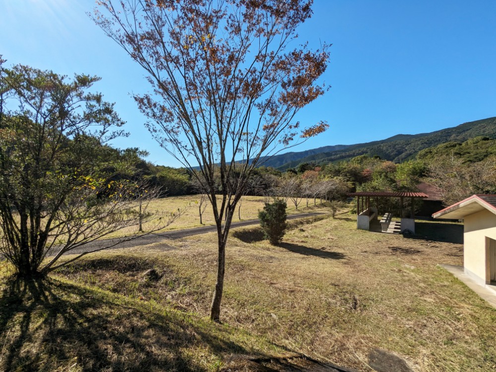 青鹿自然公園キャンプ場(宮崎県川南町)の全景