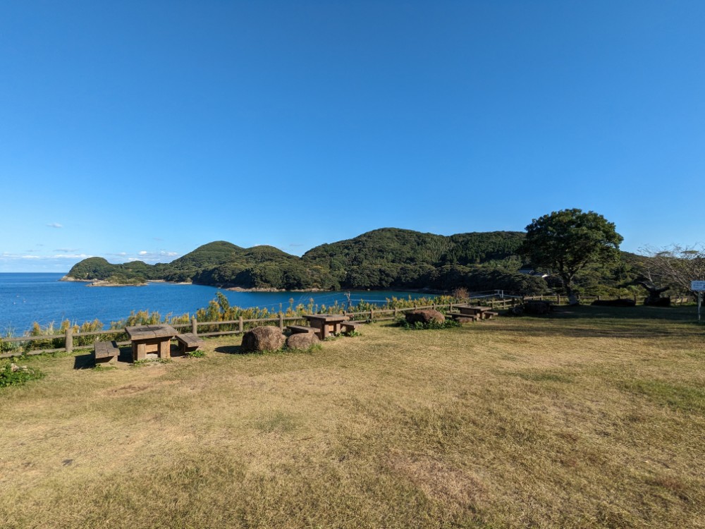 御鉾ヶ浦公園キャンプ場(宮崎県日向市)のフリーサイト