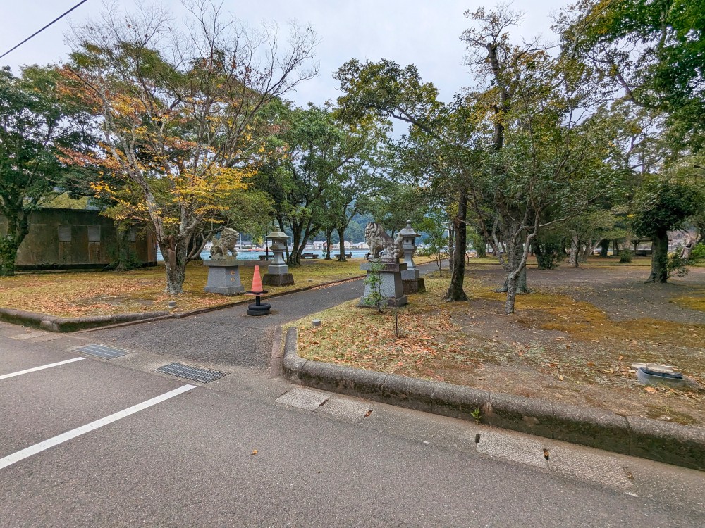 諏訪公園キャンプ場の入口側のフリーサイト