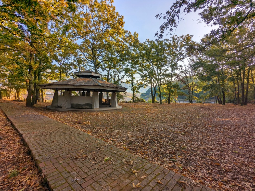 立岡自然公園キャンプ場の炊事場