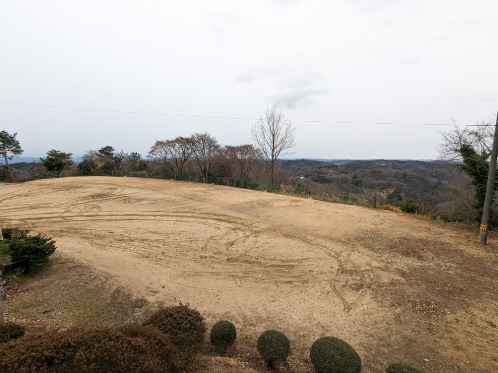 木野山キャンプ場(岡山県井原市)の全景