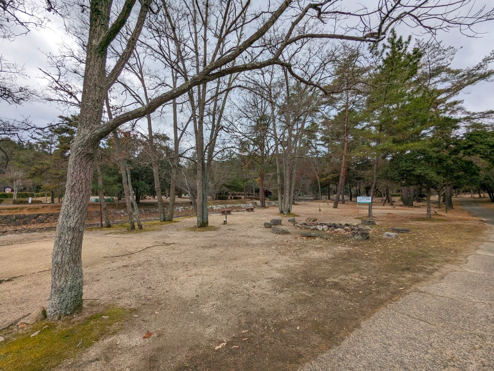 砂川公園(岡山県総社市)の区画サイト