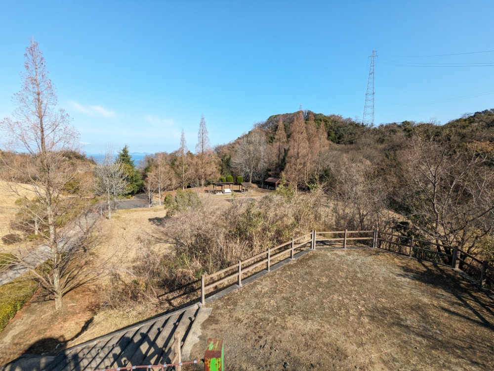 黒島海浜公園キャンプ場(愛媛県新居浜市)の全景