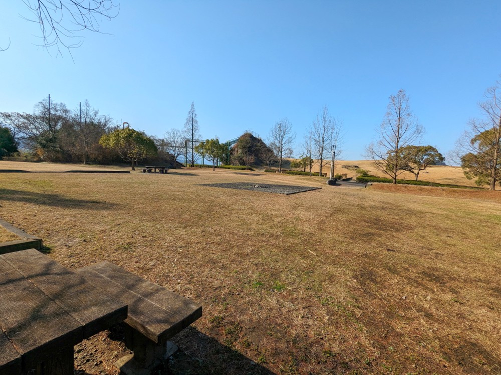 黒島海浜公園キャンプ場のフリーサイト