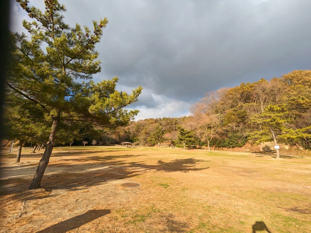 鴨池海岸公園のテントサイト