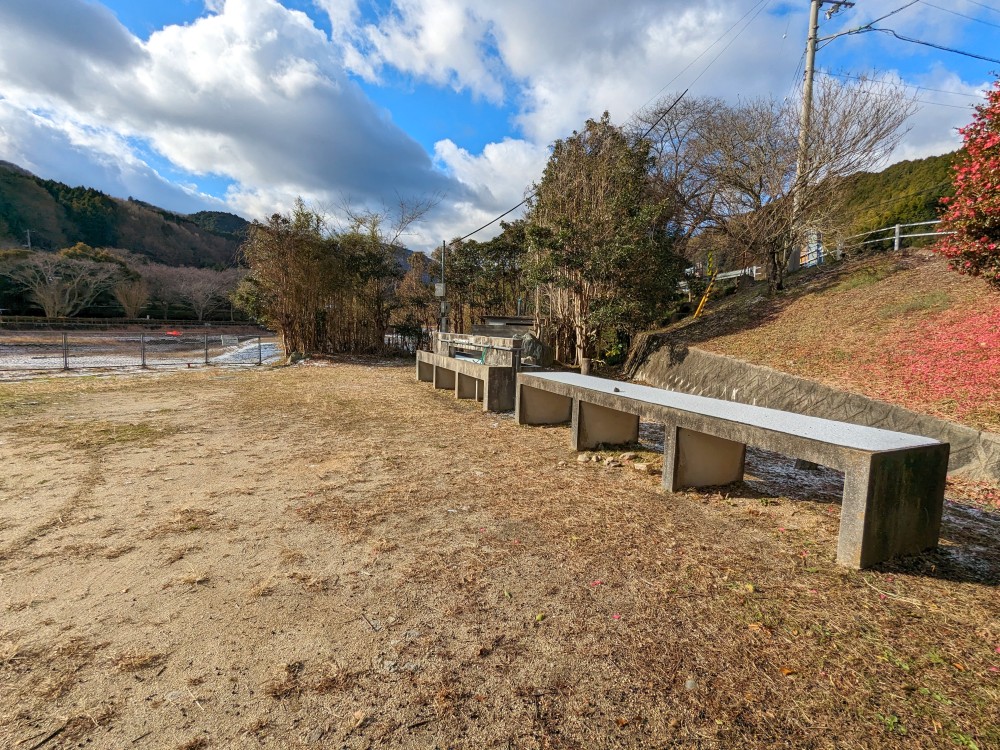 龍岡キャンプ場の炊事場