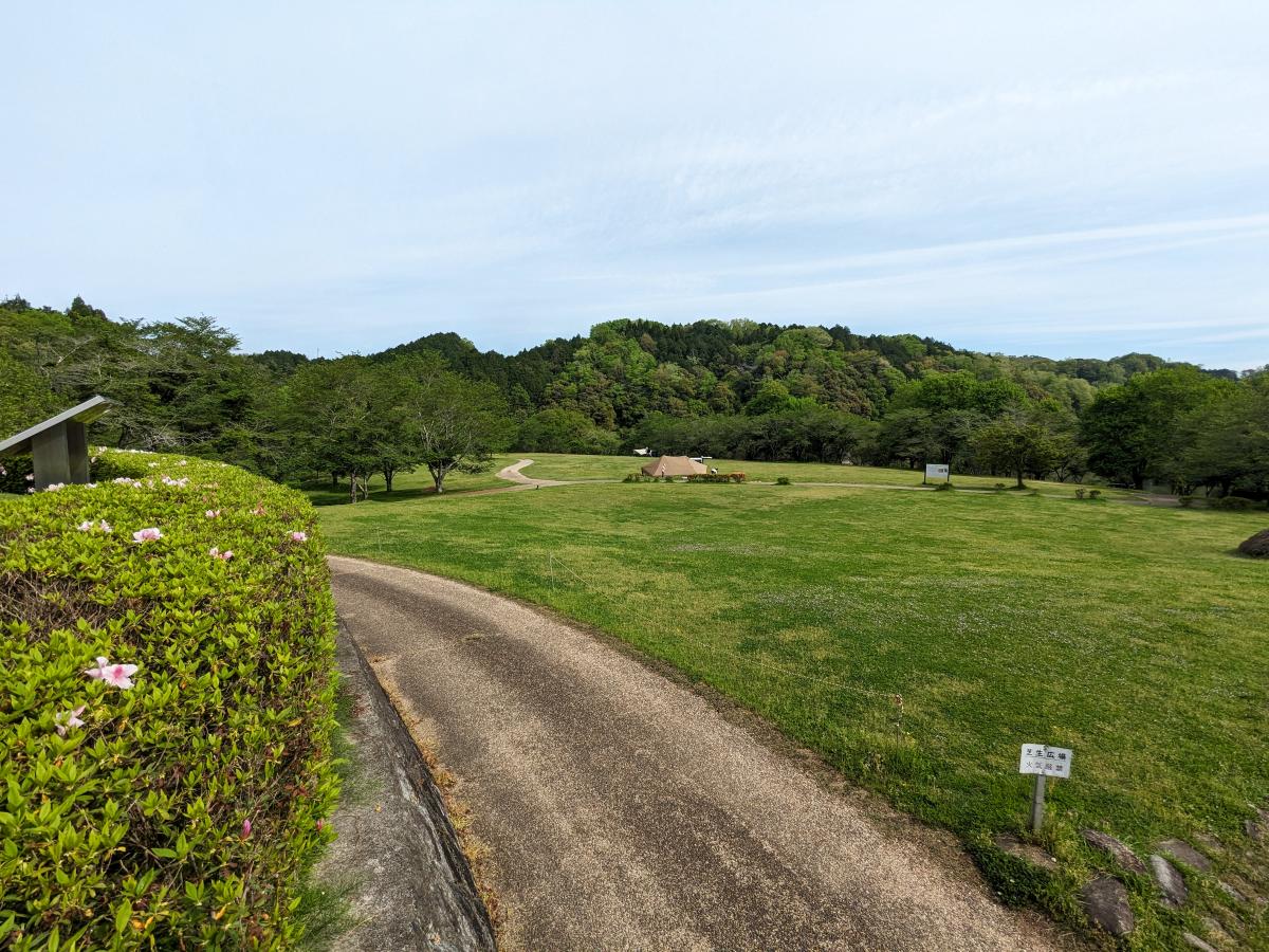 カントリーパーク大川(奈良県山添村)の芝生サイト