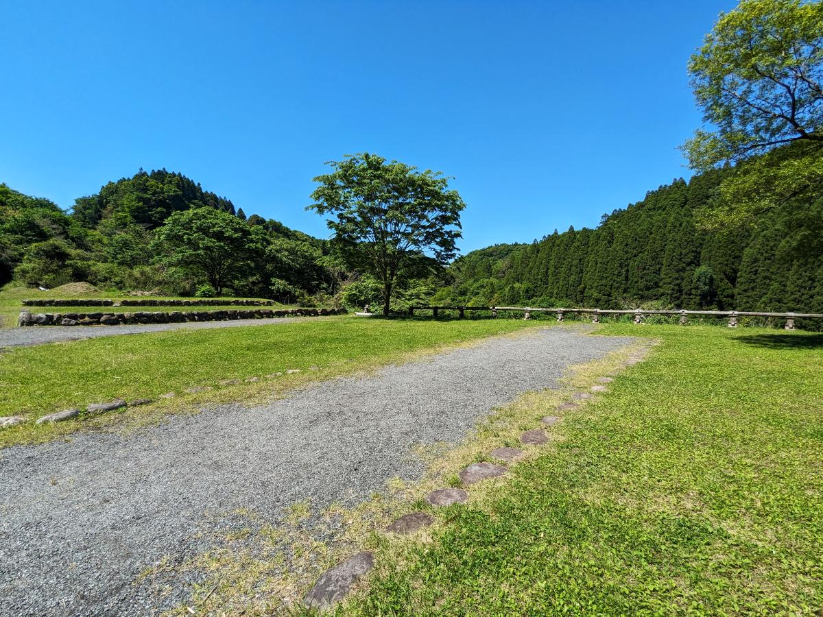 オートキャンプ竜門(大分県九重町)の区画サイト