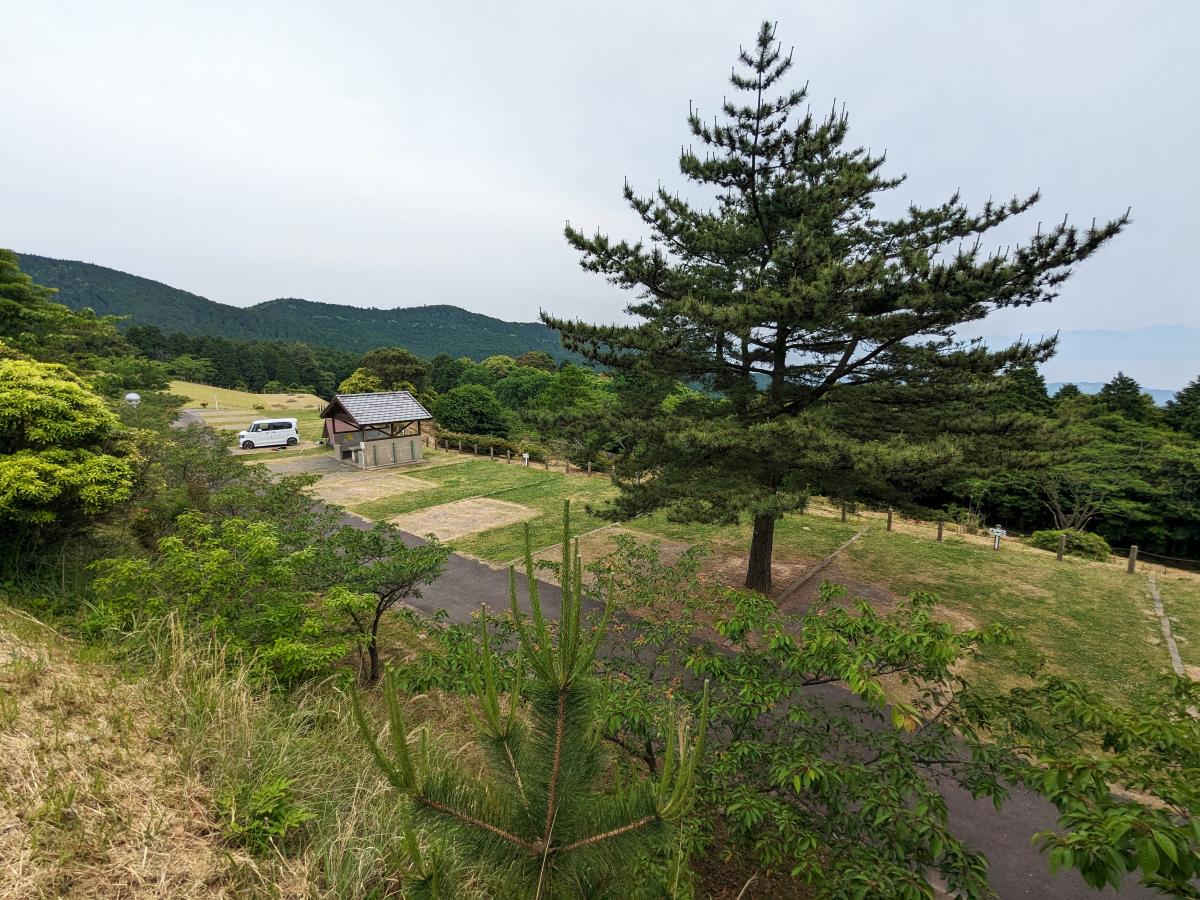 琴海赤水公園キャンプ場の全景