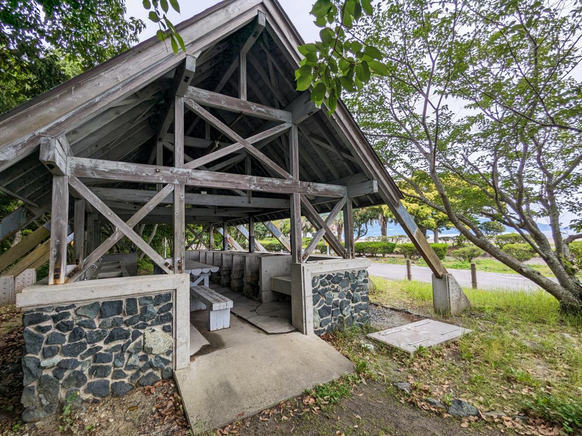 川原大池公園キャンプ場の炊事場