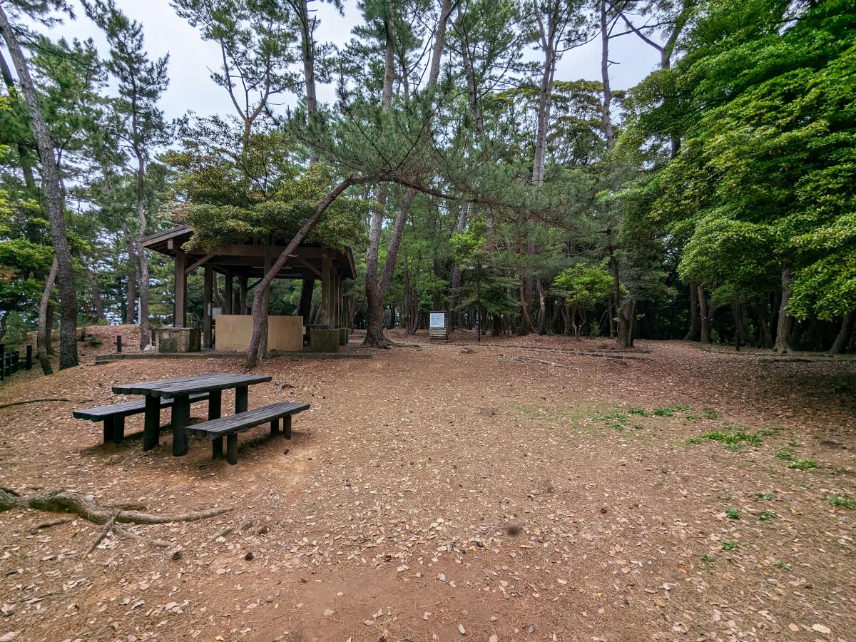 玖島崎キャンプ場の公園