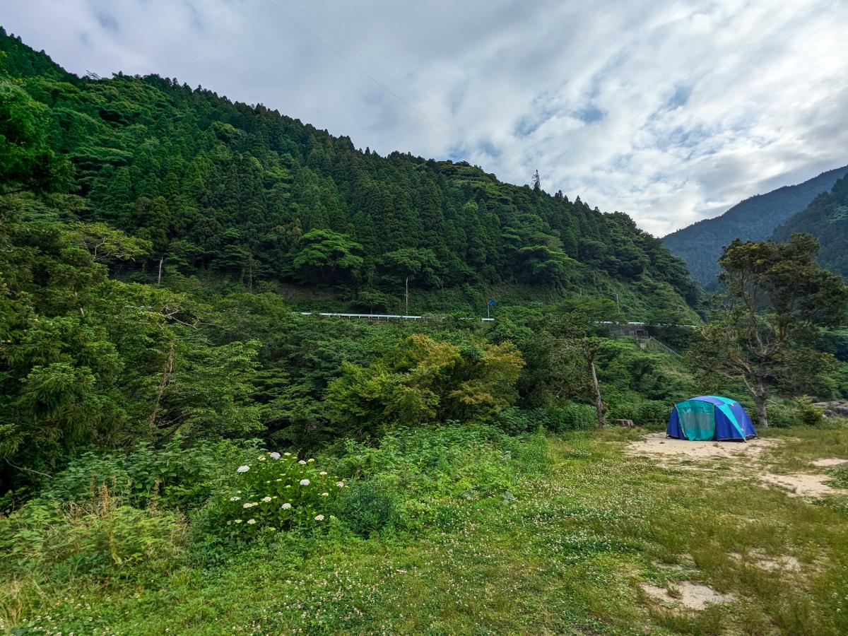 さよの湖(厳木ダム)キャンプ場(佐賀県唐津市)のフリーサイト