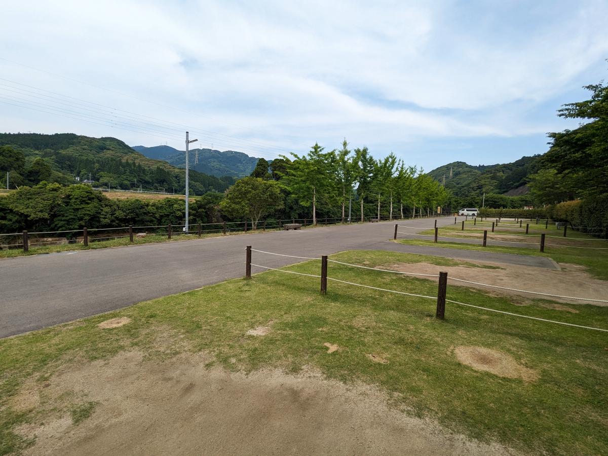 道の駅大和オートキャンプ場(佐賀県佐賀市)の区画サイト