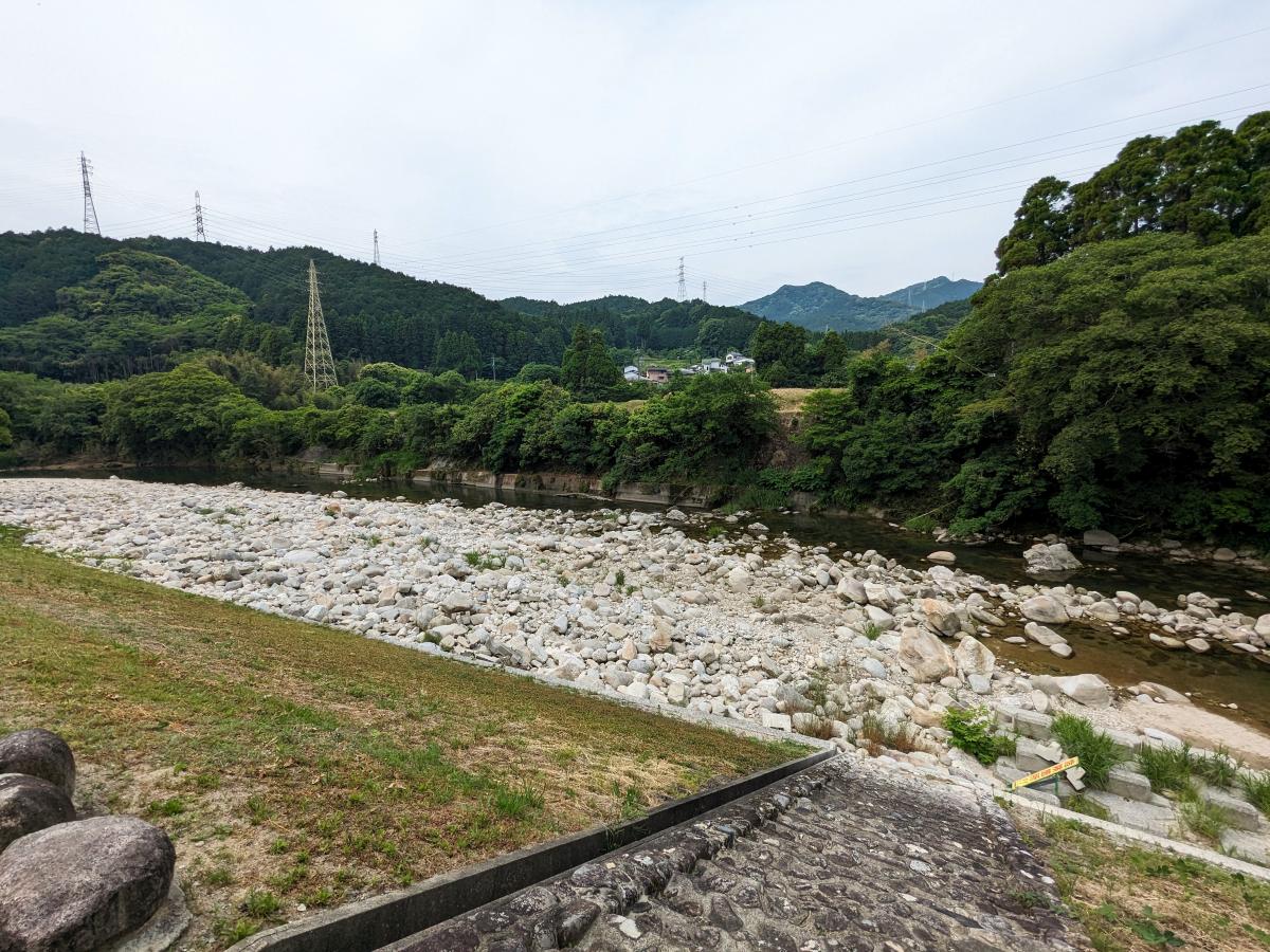 道の駅大和オートキャンプ場からの自然の景色