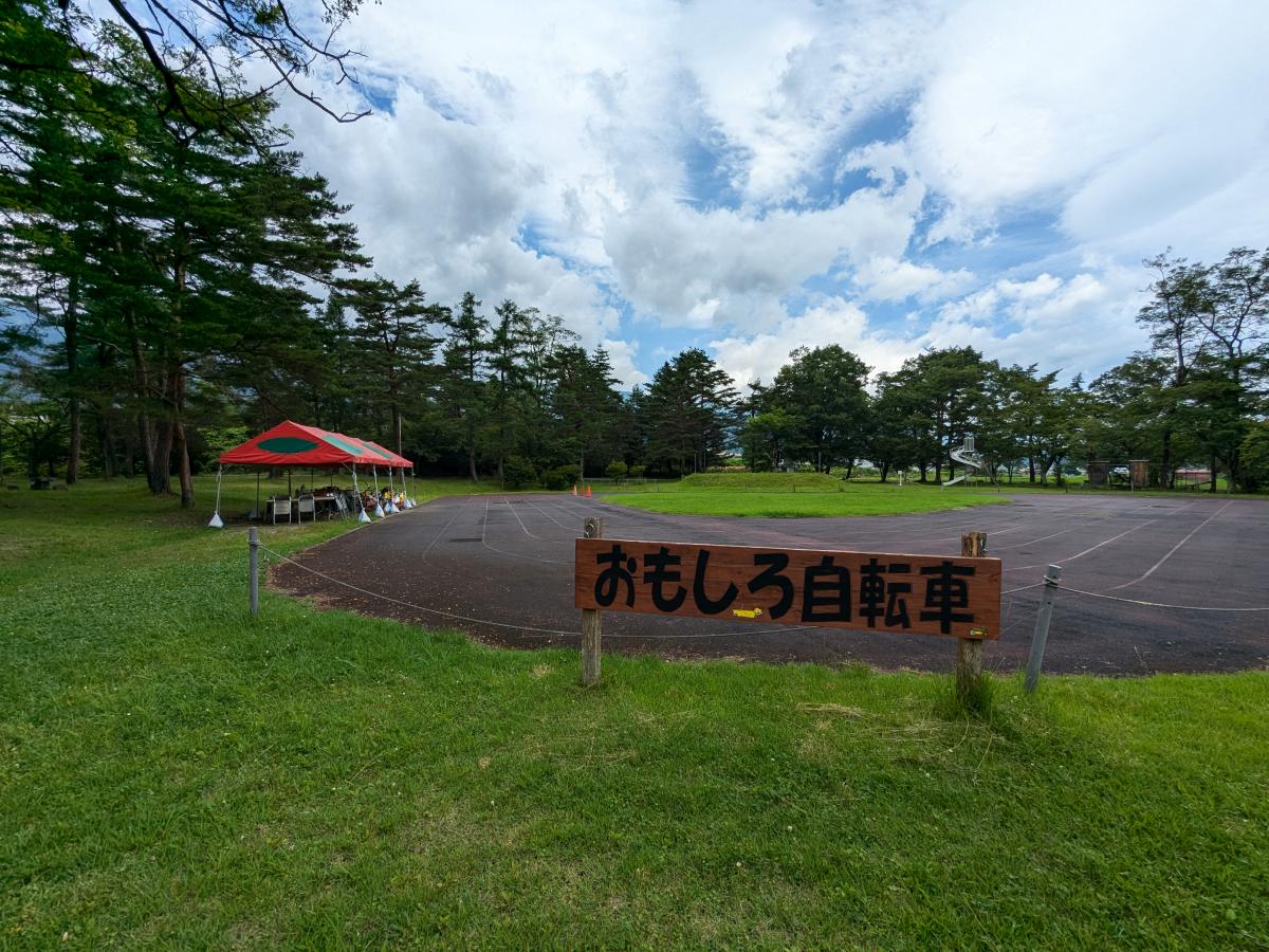 白馬グリーンスポーツの森のおもしろ自転車